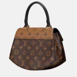 Pre Owned Louis Vuitton Tilsitt Monogram Reverse Canvas and Leather Shoulder Bag