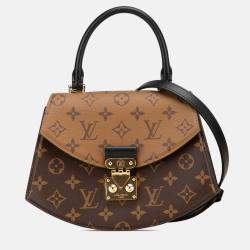Pre Owned Louis Vuitton Tilsitt Monogram Reverse Canvas and Leather Shoulder Bag