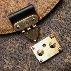 Pre Owned Louis Vuitton Tilsitt Monogram Reverse Canvas and Leather Shoulder Bag