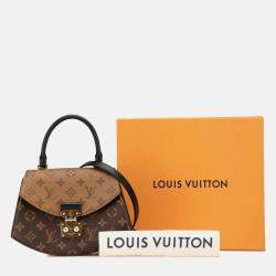 Pre Owned Louis Vuitton Tilsitt Monogram Reverse Canvas and Leather Shoulder Bag