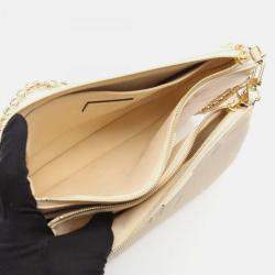 Pre Owned Louis Vuitton Multi Pochette Accessoires Ivory Monogram Empreinte Leather Shoulder Bag