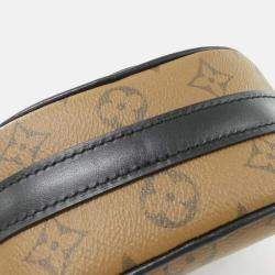 Pre Owned Louis Vuitton Boite Chapeau Souple Animogram Dalmatian Monogram Reverse Canvas Shoulder Bag