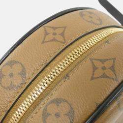Pre Owned Louis Vuitton Boite Chapeau Souple Animogram Dalmatian Monogram Reverse Canvas Shoulder Bag