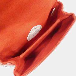 Pre Owned حقيبة كتف لوي فيتون المايكرو ميتيس جلد أمبريونت نقشة مونوغرام LV x YK لون أحمر/أبيض