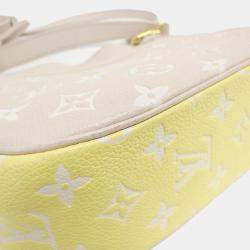 Pre Owned Louis Vuitton Bagatelle Beige Monogram Empreinte Shoulder Bag