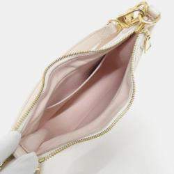 Pre Owned Louis Vuitton Bagatelle Beige Monogram Empreinte Shoulder Bag