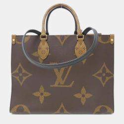 Pre Owned Louis Vuitton On The Go MM Monogram Giant Canvas Shoulder Bag