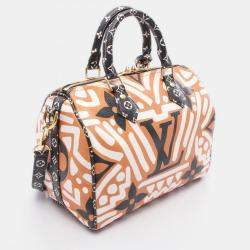 Pre Owned Louis Vuitton Speedy Bandouliere 25 Coated Multicolor Canvas Crafty Monogram Handbag