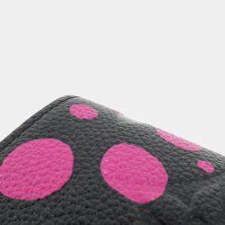 Pre Owned Louis Vuitton LV x YK Pochette Black/Pink Monogram Empreinte Leather Shoulder Bag