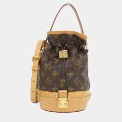 Pre Owned Louis Vuitton Monogram Petite Noe Trunk Handbag