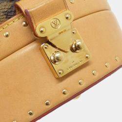 Pre Owned Louis Vuitton Monogram Petite Noe Trunk Handbag
