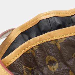 Pre Owned Louis Vuitton Monogram Petite Noe Trunk Handbag