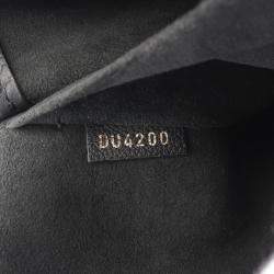 Pre Owned Louis Vuitton Lockme Black Leather Chain Shoulder Bag