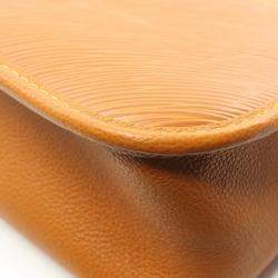 Pre Owned Louis Vuitton Bussi Nm Shoulder Bag Leather Epi Brown