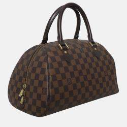 Pre Owned Louis Vuitton Damier Ebene Ribera MM Bag