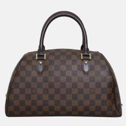 Pre Owned Louis Vuitton Damier Ebene Ribera MM Bag