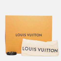 Pre Owned Louis Vuitton Freedom Black Leather Tote Bag