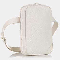 Pre Owned Louis Vuitton Monogram Taurillon Utility Side