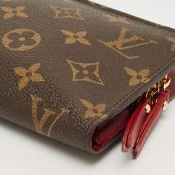 Pre Owned Louis Vuitton Rubis Monogram Canvas Insolite Wallet
