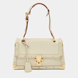 مملوكة مسبقًا حقيبة لويس فويتون لو تيلنيو أبيض جلد سوهالي