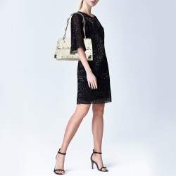 مملوكة مسبقًا حقيبة لويس فويتون لو تيلنيو أبيض جلد سوهالي