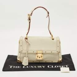 مملوكة مسبقًا حقيبة لويس فويتون لو تيلنيو أبيض جلد سوهالي