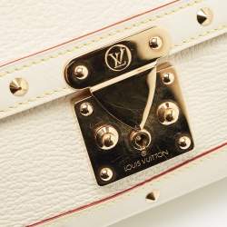 مملوكة مسبقًا حقيبة لويس فويتون لو تيلنيو أبيض جلد سوهالي