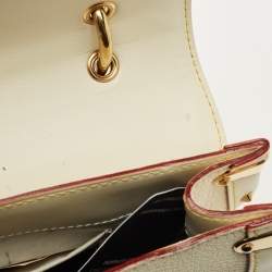 مملوكة مسبقًا حقيبة لويس فويتون لو تيلنيو أبيض جلد سوهالي