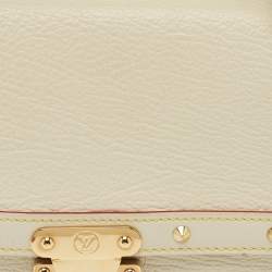 مملوكة مسبقًا حقيبة لويس فويتون لو تيلنيو أبيض جلد سوهالي