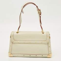 مملوكة مسبقًا حقيبة لويس فويتون لو تيلنيو أبيض جلد سوهالي