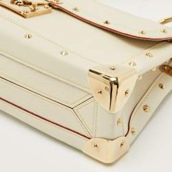 مملوكة مسبقًا حقيبة لويس فويتون لو تيلنيو أبيض جلد سوهالي