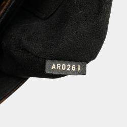Pre Owned Louis Vuitton Black Brown Monogram Locky BB