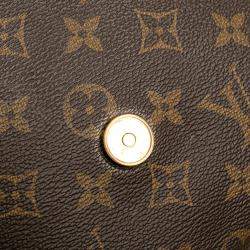 Pre Owned Louis Vuitton Black Brown Monogram Locky BB