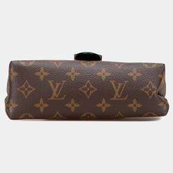 Pre Owned Louis Vuitton Black Brown Monogram Locky BB