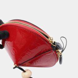 Pre Owned Louis Vuitton Red Monogram Vernis Toupie