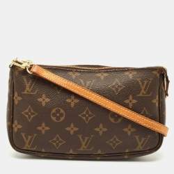 Pre Owned ح قيبة إكسسوارات لوي فيتون كانفاس مونوغرام بوشت