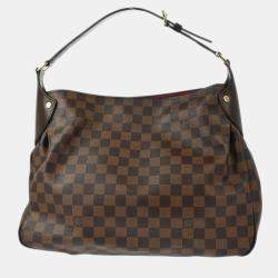 Pre Owned Louis Vuitton Reggia Damier Ebene Canvas Shoulder Bag