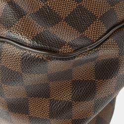 Pre Owned Louis Vuitton Reggia Damier Ebene Canvas Shoulder Bag