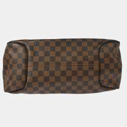 Pre Owned Louis Vuitton Reggia Damier Ebene Canvas Shoulder Bag