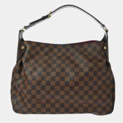 Pre Owned Louis Vuitton Reggia Damier Ebene Canvas Shoulder Bag