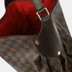 Pre Owned Louis Vuitton Reggia Damier Ebene Canvas Shoulder Bag