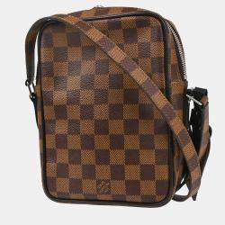 Pre Owned Louis Vuitton Amazon Damier Ebene Canvas Crossbody Bag