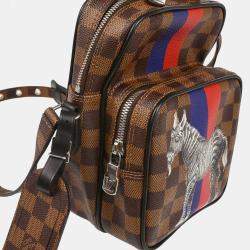 Pre Owned Louis Vuitton Amazon Damier Ebene Canvas Crossbody Bag