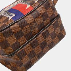 Pre Owned Louis Vuitton Amazon Damier Ebene Canvas Crossbody Bag