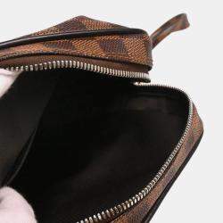 Pre Owned Louis Vuitton Amazon Damier Ebene Canvas Crossbody Bag