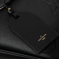 Pre Owned Louis Vuitton Black Monogram Empreinte Wild At Heart Neverfull MM