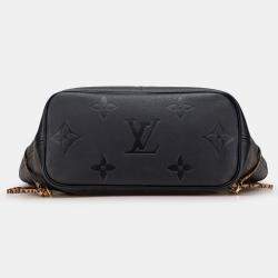 Pre Owned Louis Vuitton Black Monogram Empreinte Wild At Heart Neverfull MM