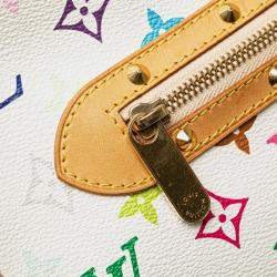Pre Owned Louis Vuitton White Monogram Multicolore Boulogne
