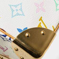 Pre Owned Louis Vuitton White Monogram Multicolore Boulogne