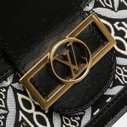 Pre Owned Louis Vuitton Black Monogram Since 1854 Dauphine MM